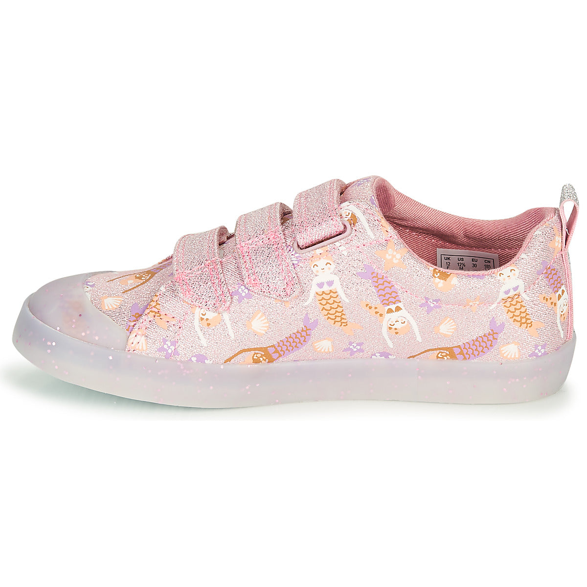 Scarpe bambini ragazza Clarks  FOXING PRINT T  Rosa 