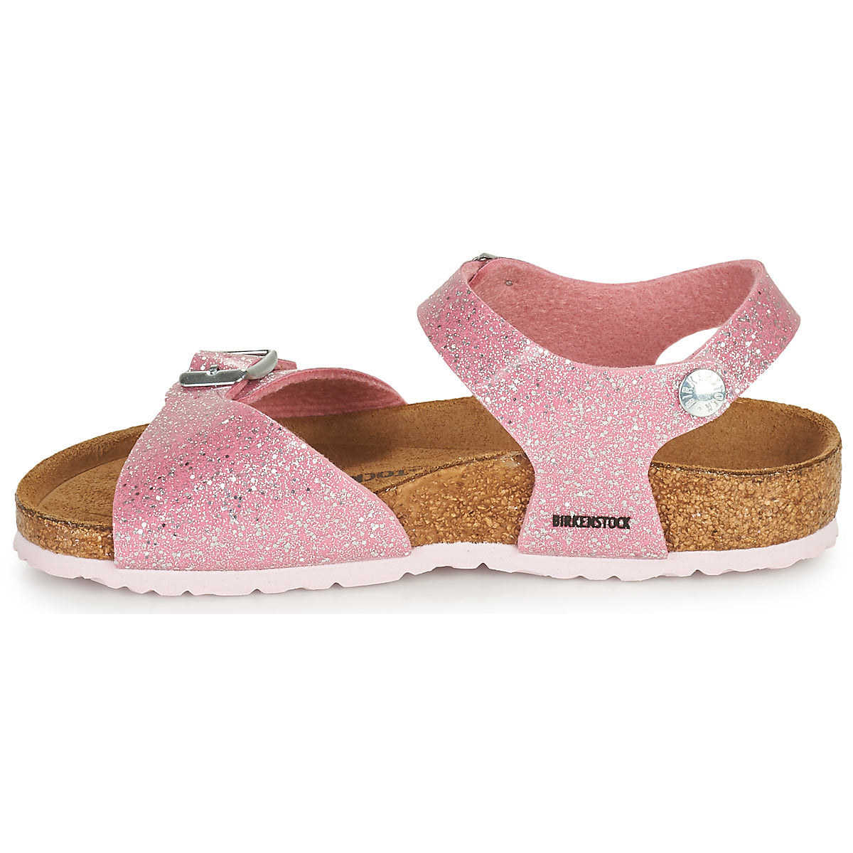 Sandali bambini ragazza Birkenstock  RIO PLAIN  Rosa 