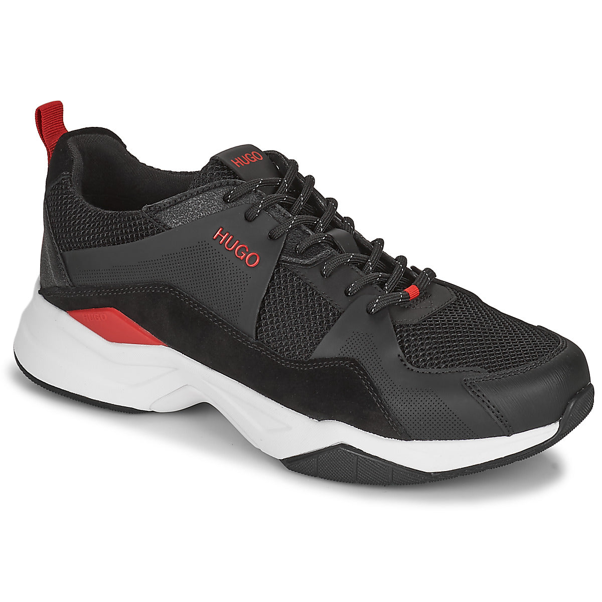 Sneakers uomini HUGO  BLOCK RUNN  Nero 