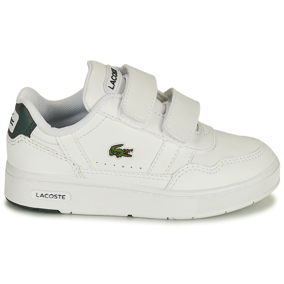 Scarpe bambini ragazzo Lacoste  T-CLIP 0121 1 SUI  Bianco 