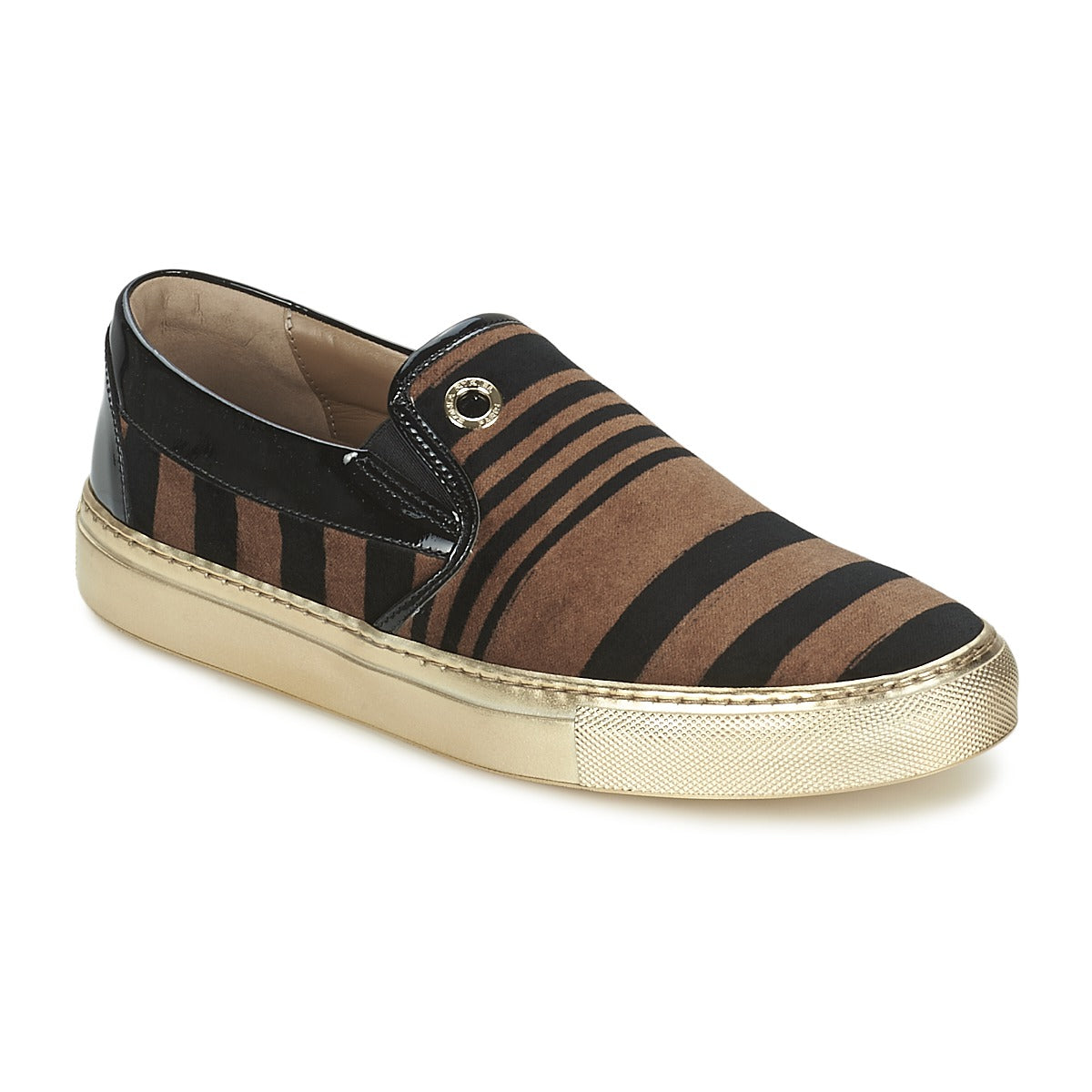 Scarpe donne Sonia Rykiel  STRIPES VELVET  Marrone 