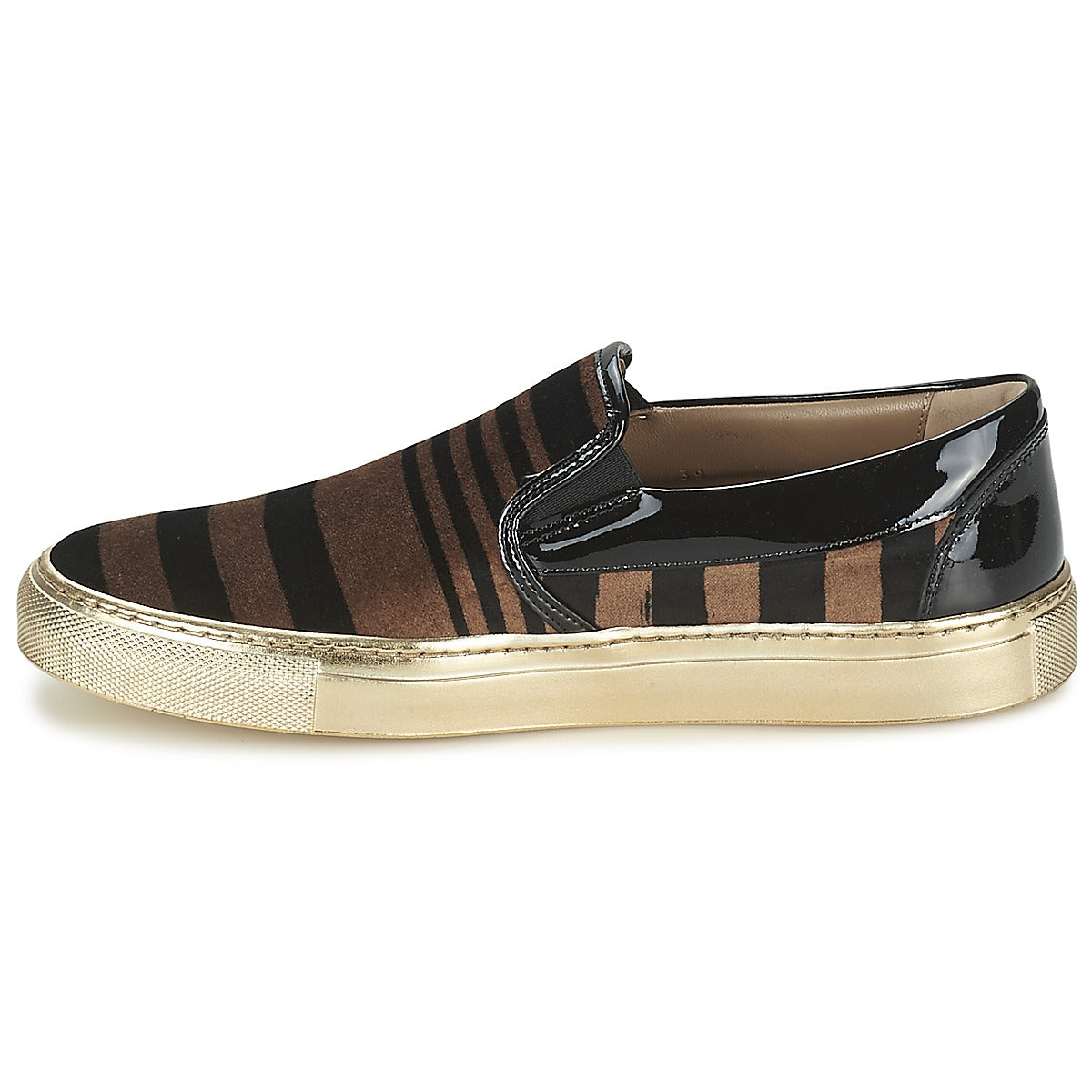 Scarpe donne Sonia Rykiel  STRIPES VELVET  Marrone 