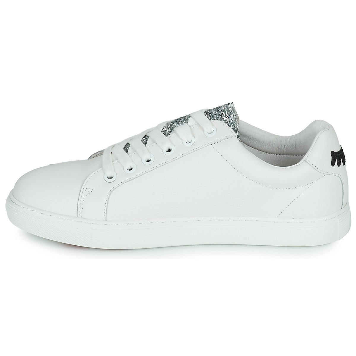 Sneakers basse donne Bons baisers de Paname  SIMONE EYES  Bianco 