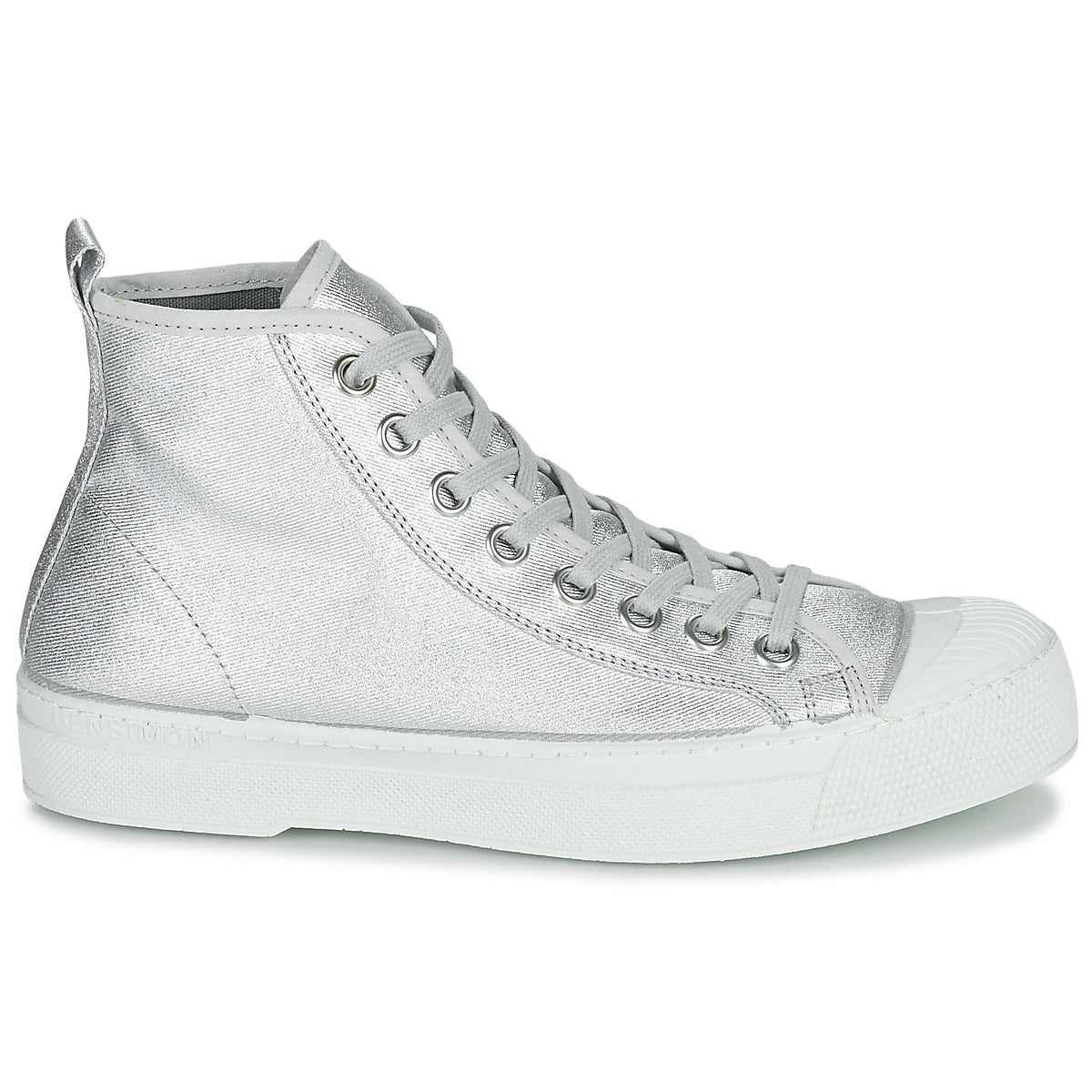 Sneakers basse donne Bensimon  STELLA B79 SHINY CANVAS  Argento 