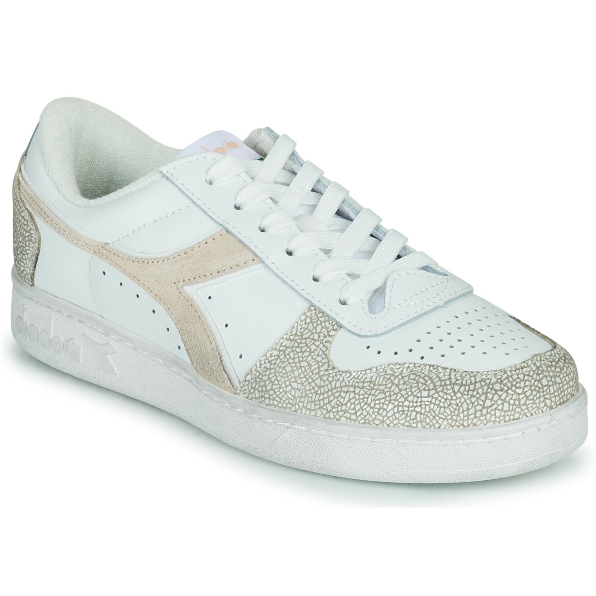 Sneakers basse donne Diadora  MAGIC BASKET LOW ICONA WN  Bianco 