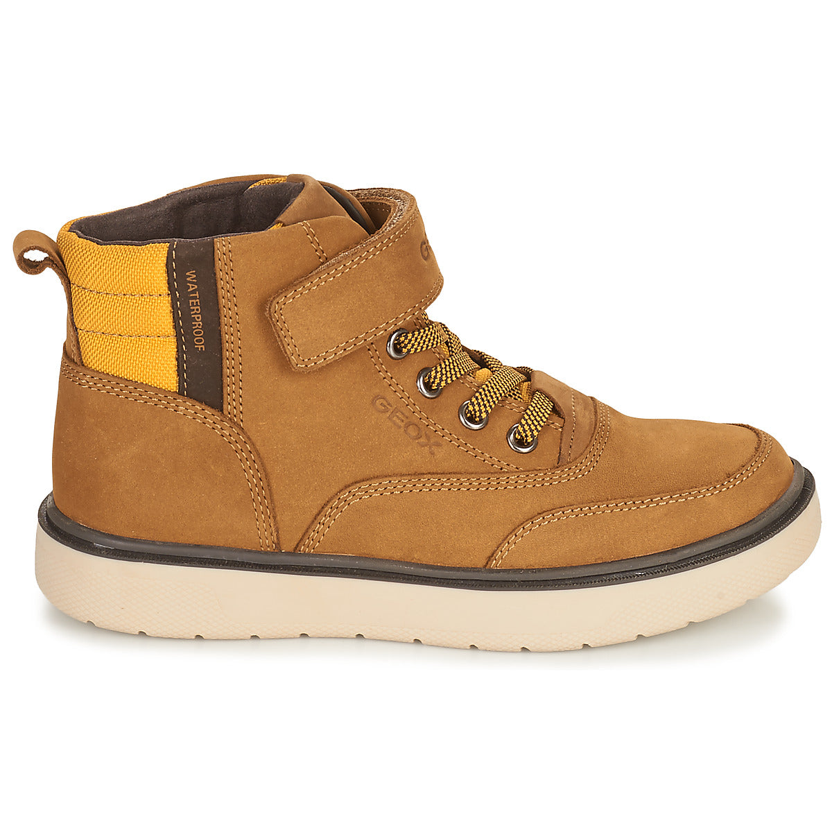 Scarpe bambini ragazzo Geox  RIDDOCK WPF  Marrone 