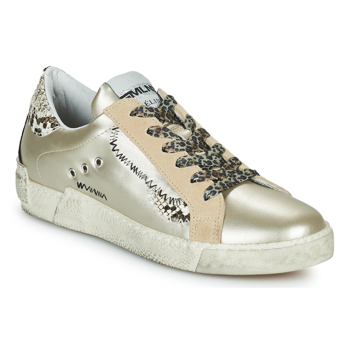 Sneakers basse donne Meline  NK139  Oro 