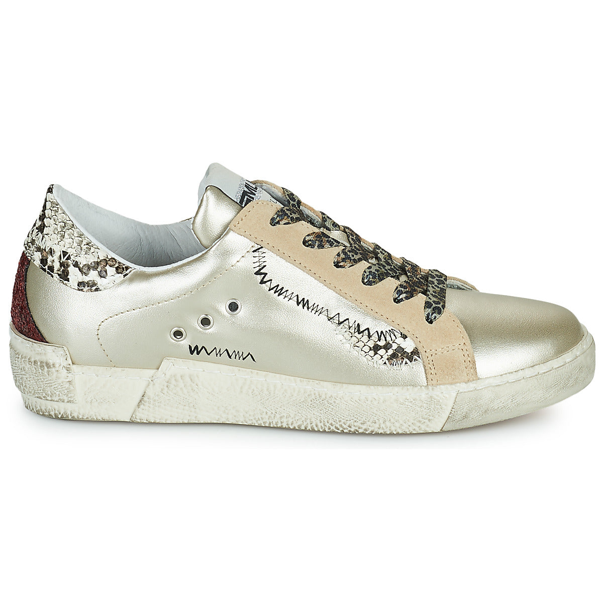 Sneakers basse donne Meline  NK139  Oro 