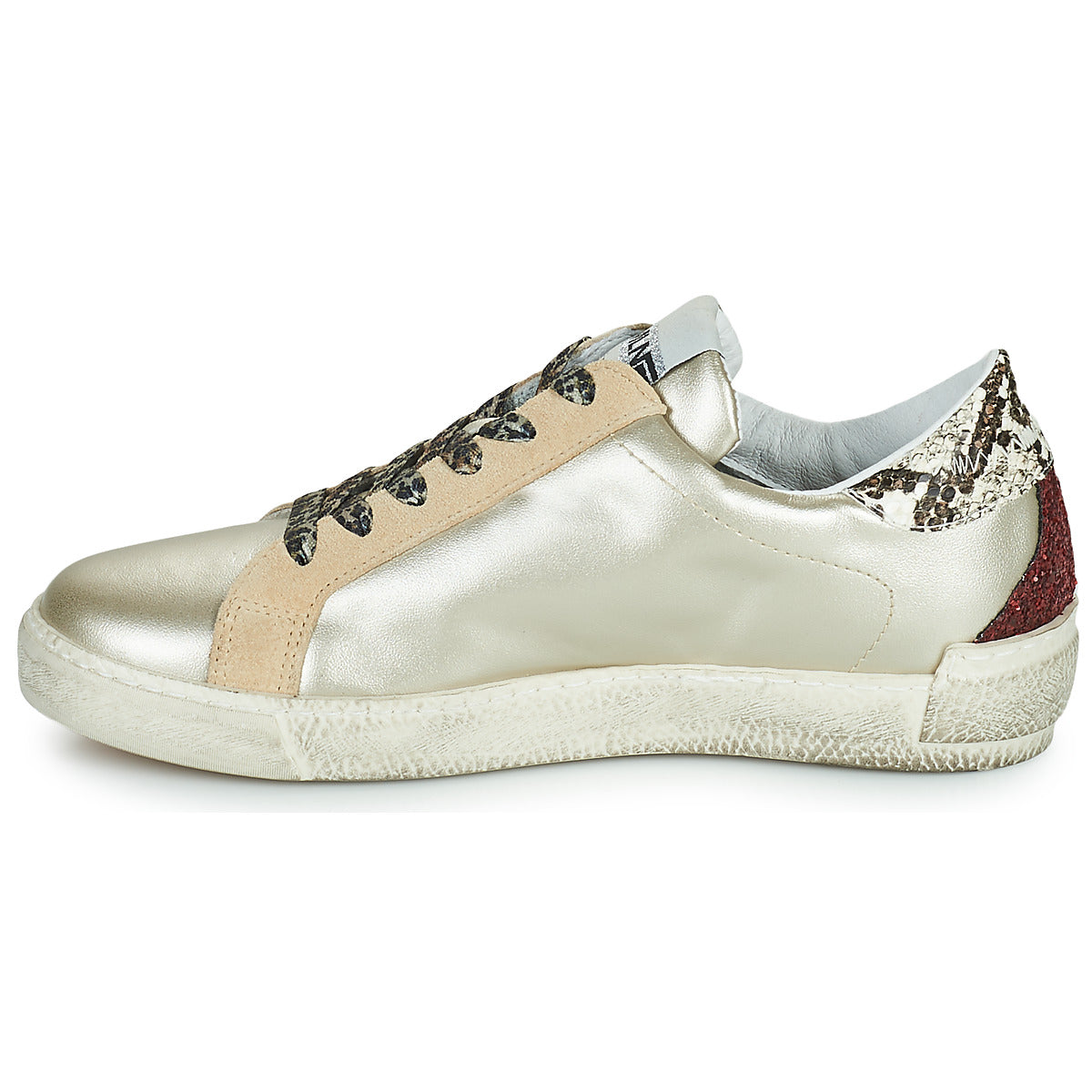 Sneakers basse donne Meline  NK139  Oro 