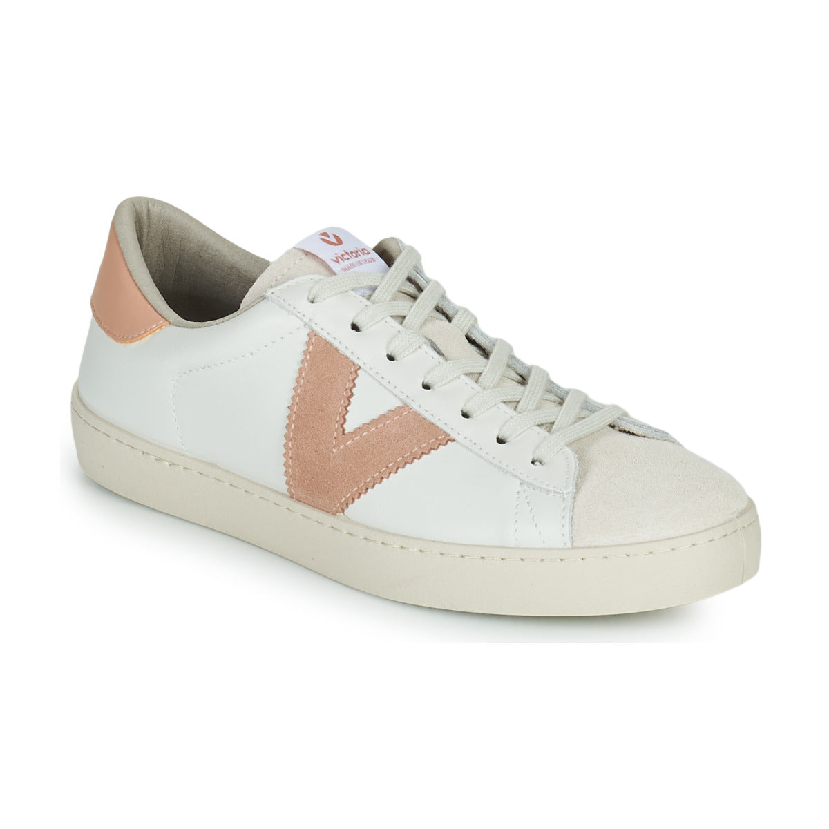 Sneakers basse donne Victoria  BERLIN PIEL CONTRASTE  Bianco 