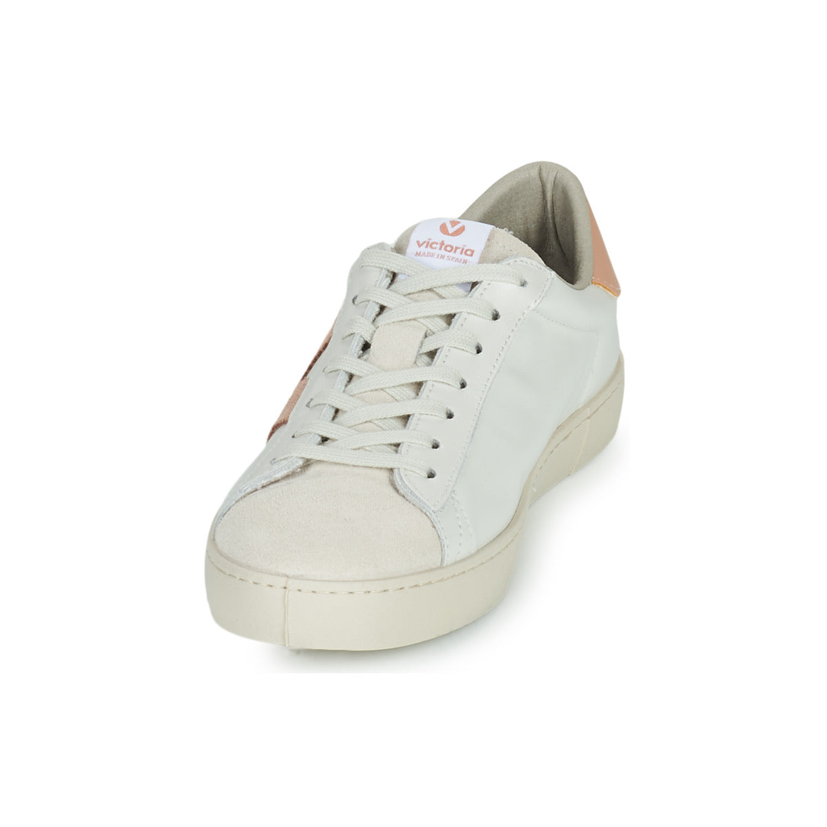 Sneakers basse donne Victoria  BERLIN PIEL CONTRASTE  Bianco 