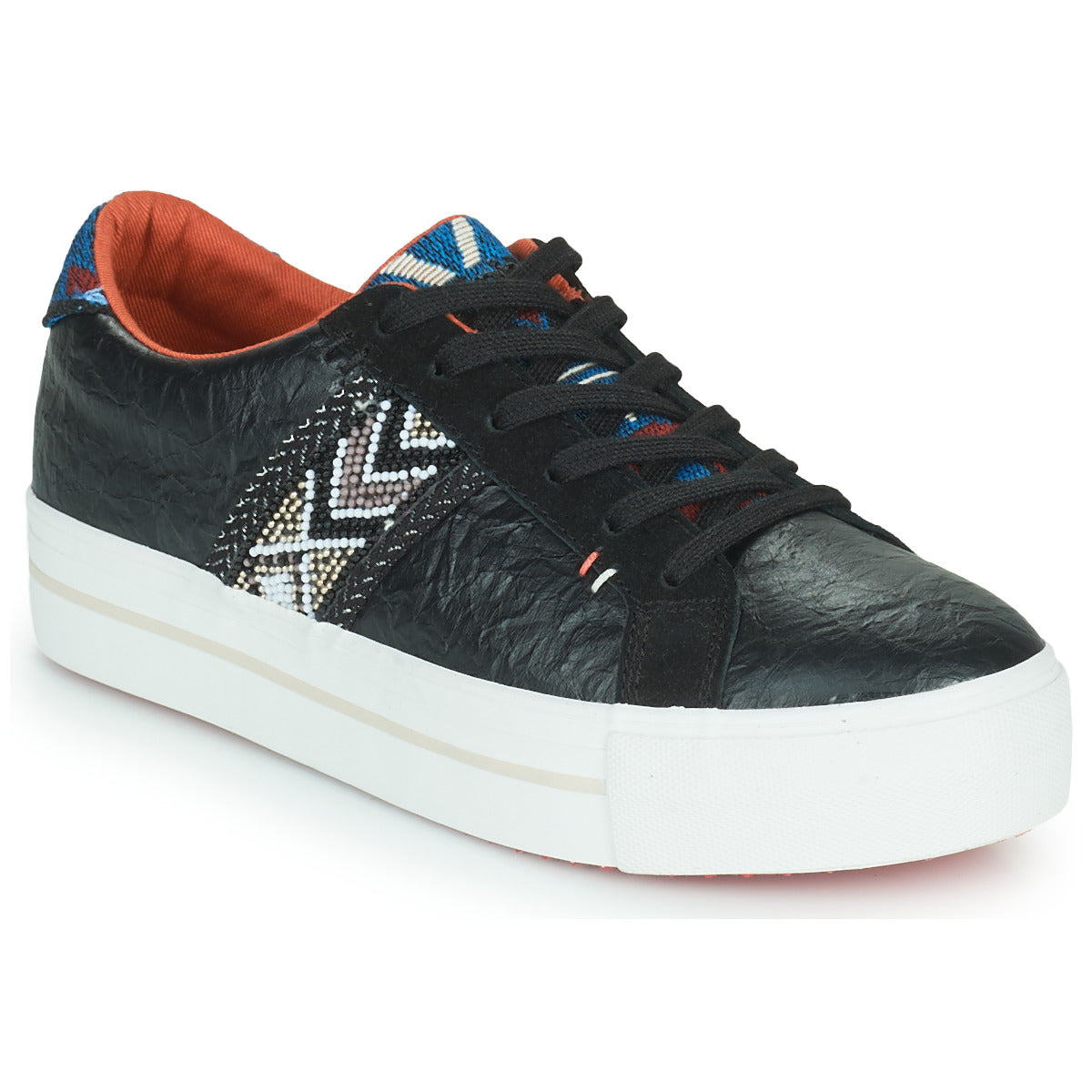 Sneakers basse donne Desigual  STREEET ETHNIC  Nero 