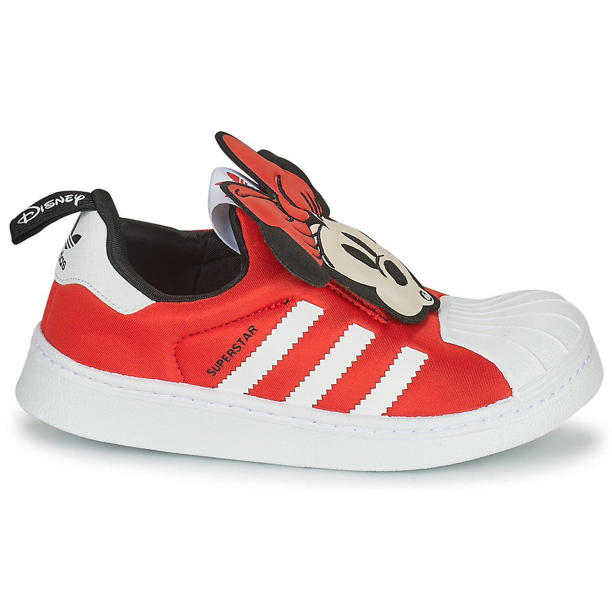 Scarpe bambini ragazza adidas  SUPERSTAR 360 C  Rosso 