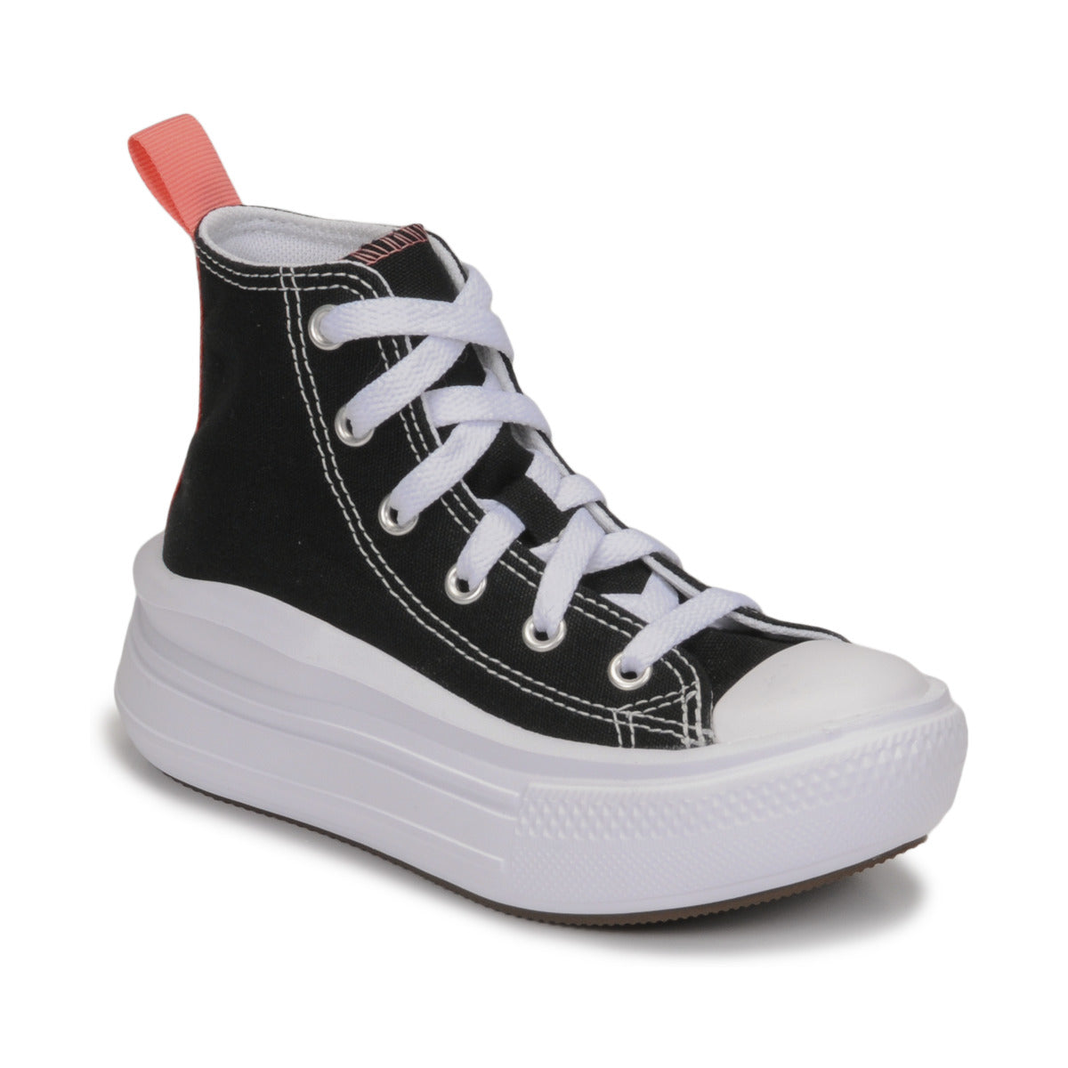 Scarpe bambini ragazza Converse  CHUCK TAYLOR ALL STAR MOVE CANVAS HI  Nero 