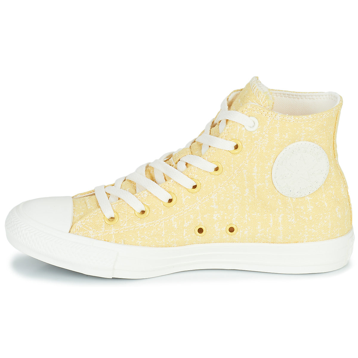 Sneakers alte donne Converse  CHUCK TAYLOR ALL STAR HYBRID TEXTURE HI  Giallo 