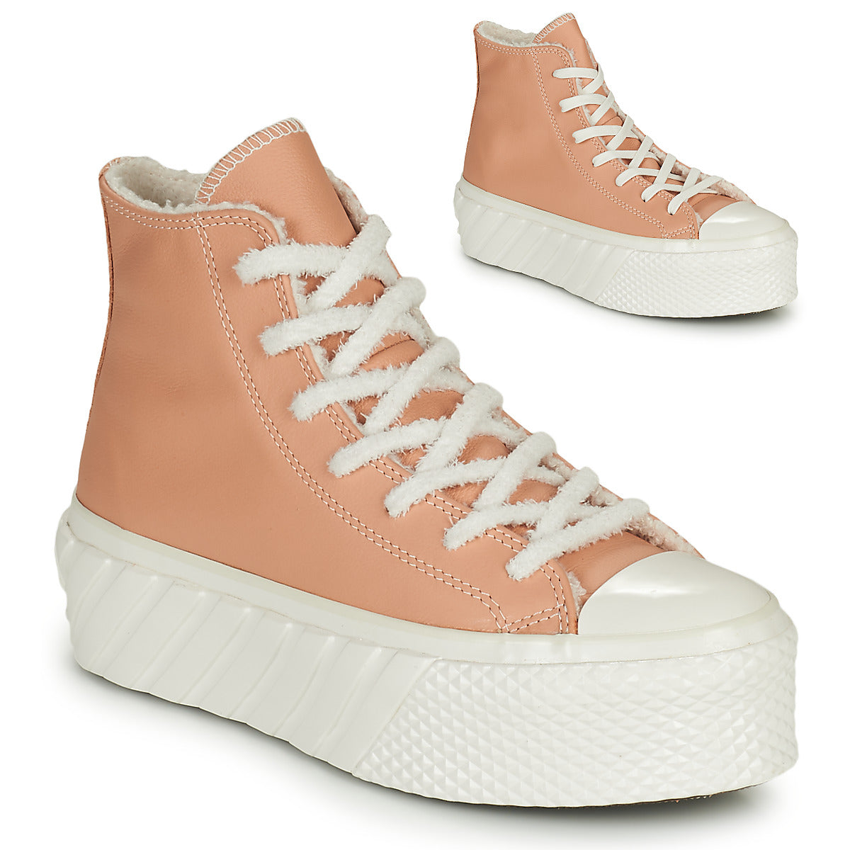 Sneakers alte donne Converse  CHUCK TAYLOR ALL STAR LIFT 2X COZY TONES HI  Beige 