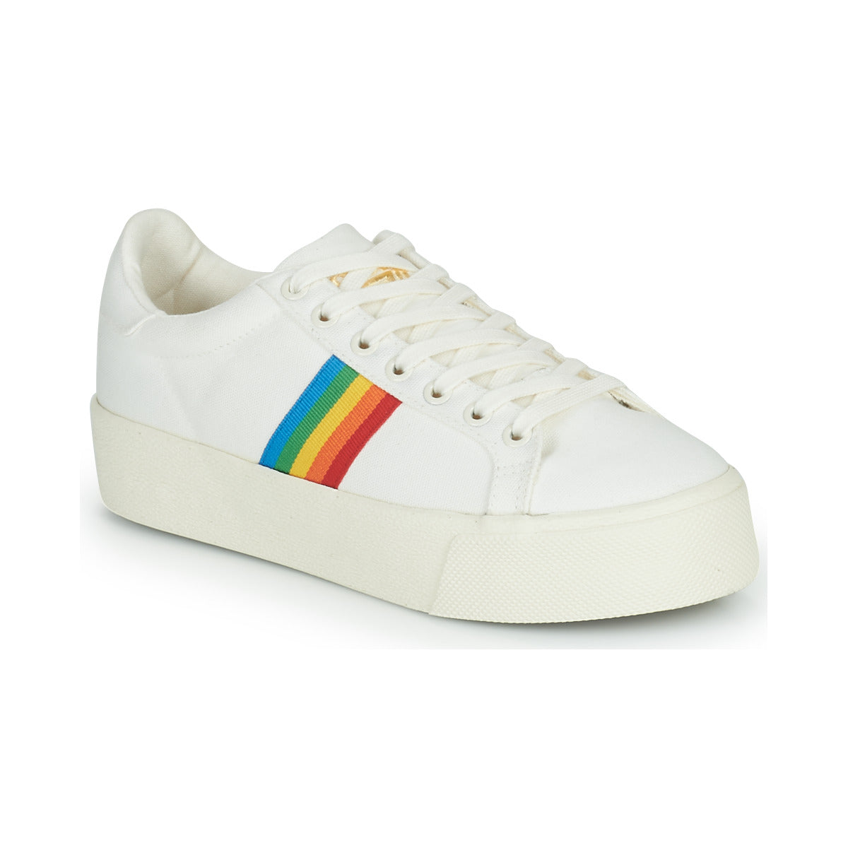 Sneakers basse donne Gola  ORCHID PLATFORM RAINBOW  Bianco 