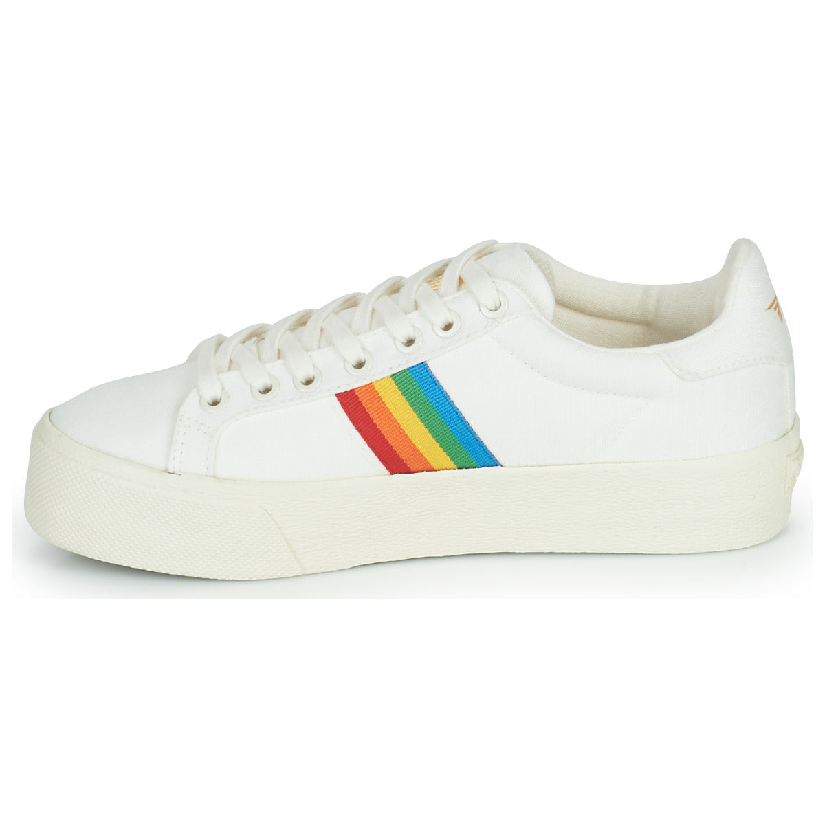 Sneakers basse donne Gola  ORCHID PLATFORM RAINBOW  Bianco 