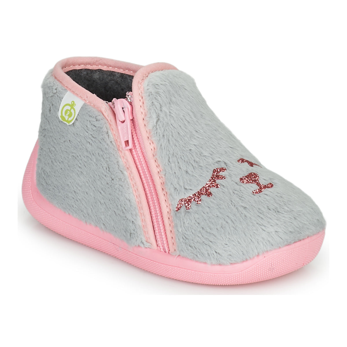 Pantofole bambini ragazza Citrouille et Compagnie  PRADS  Grigio 