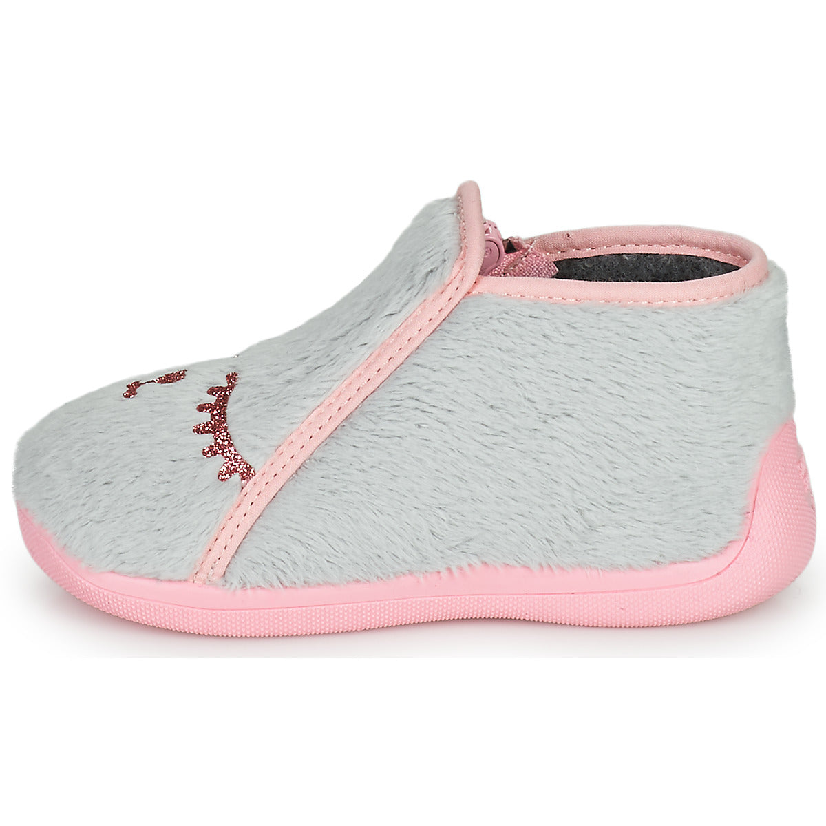 Pantofole bambini ragazza Citrouille et Compagnie  PRADS  Grigio 