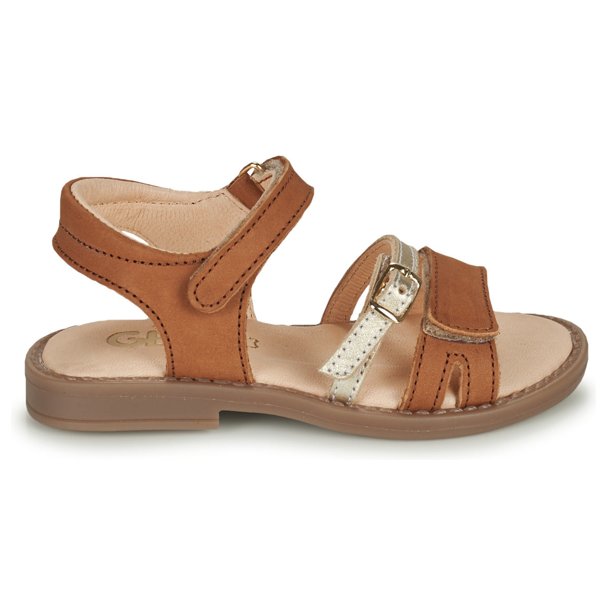 Sandali bambini ragazza GBB  OLIVIANE  Marrone 