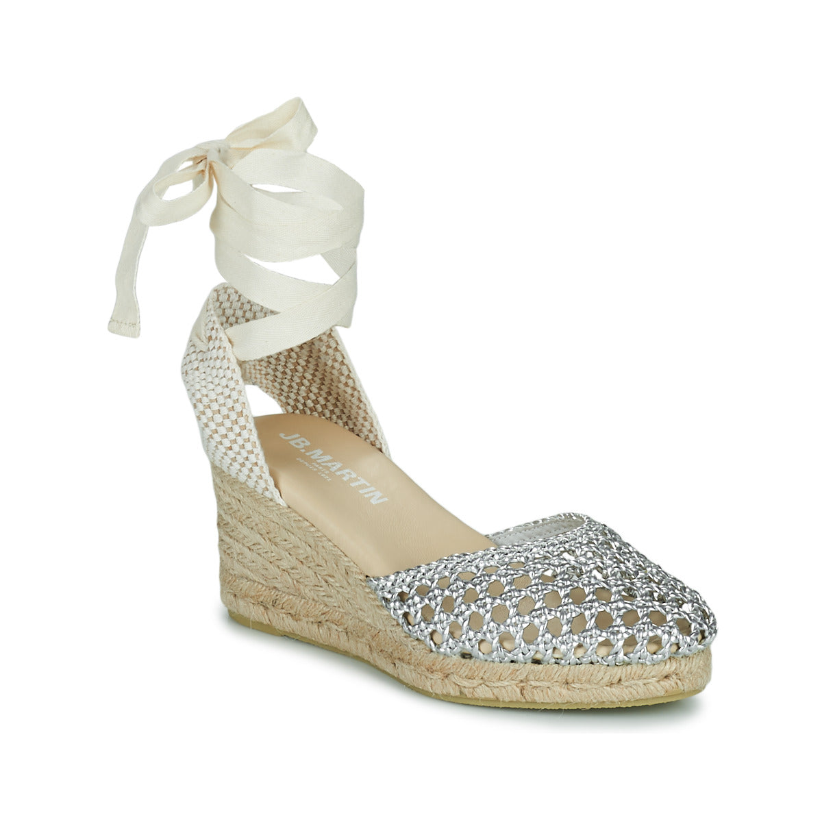 Scarpe Espadrillas donne JB Martin  VISALIA  Argento 