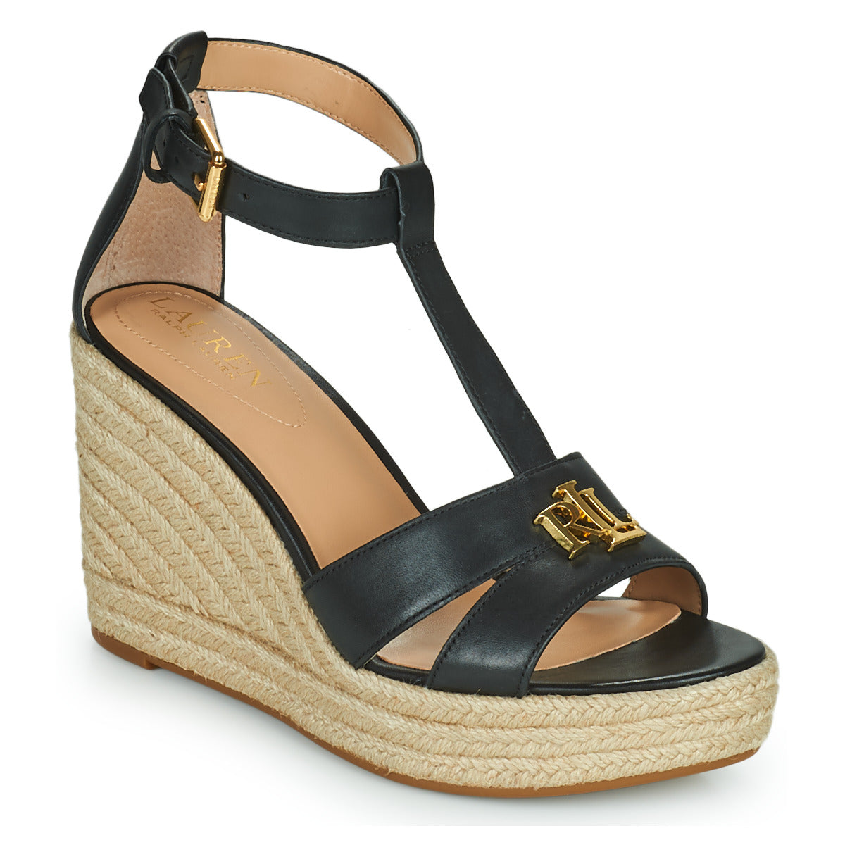 Sandali donne Lauren Ralph Lauren  HALE ESPADRILLES CASUAL  Nero 