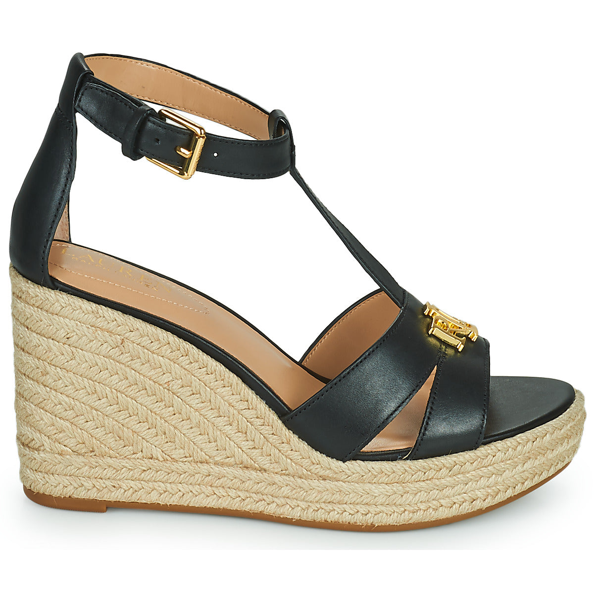 Sandali donne Lauren Ralph Lauren  HALE ESPADRILLES CASUAL  Nero 