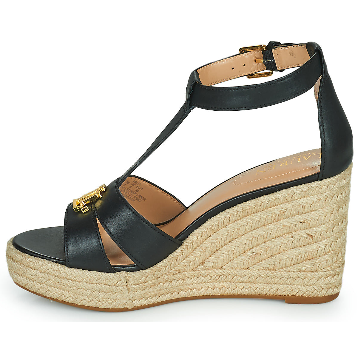 Sandali donne Lauren Ralph Lauren  HALE ESPADRILLES CASUAL  Nero 