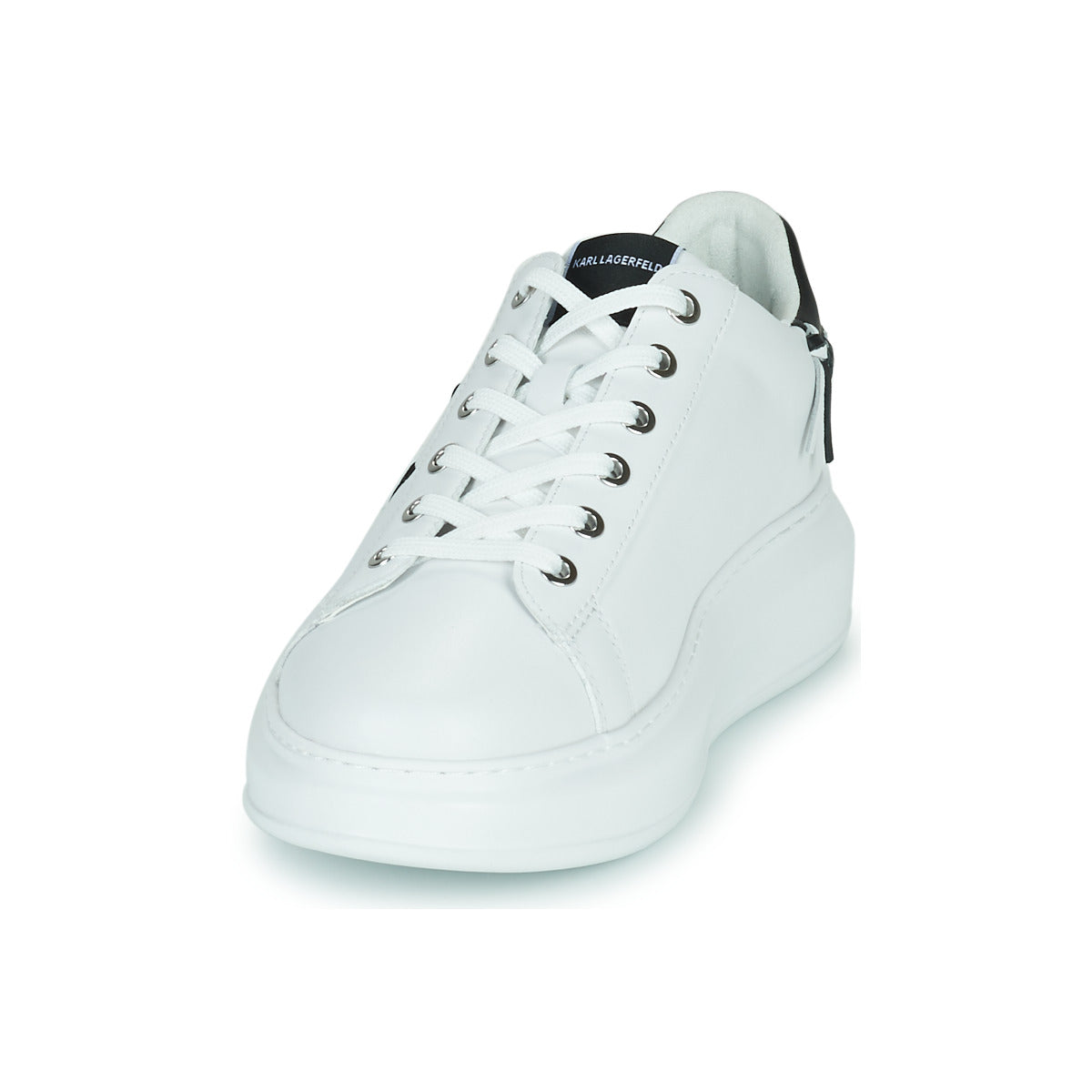 Sneakers basse donne Karl Lagerfeld  KAPRI Whipstitch Lo Lace  Bianco 