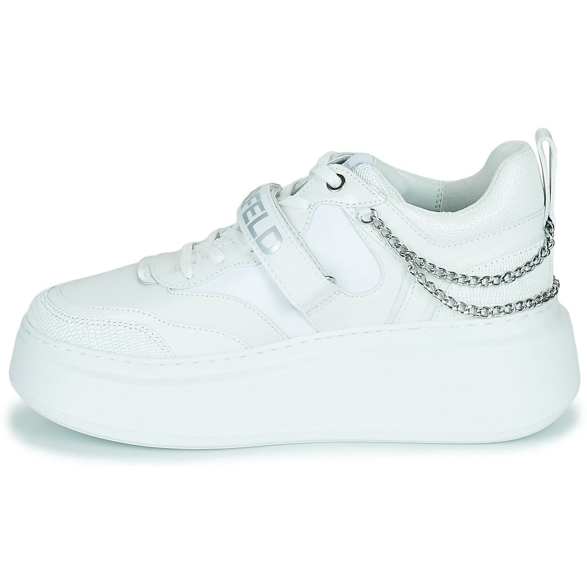 Sneakers basse donne Karl Lagerfeld  ANAKAPRI Strap Lo Lace  Bianco 