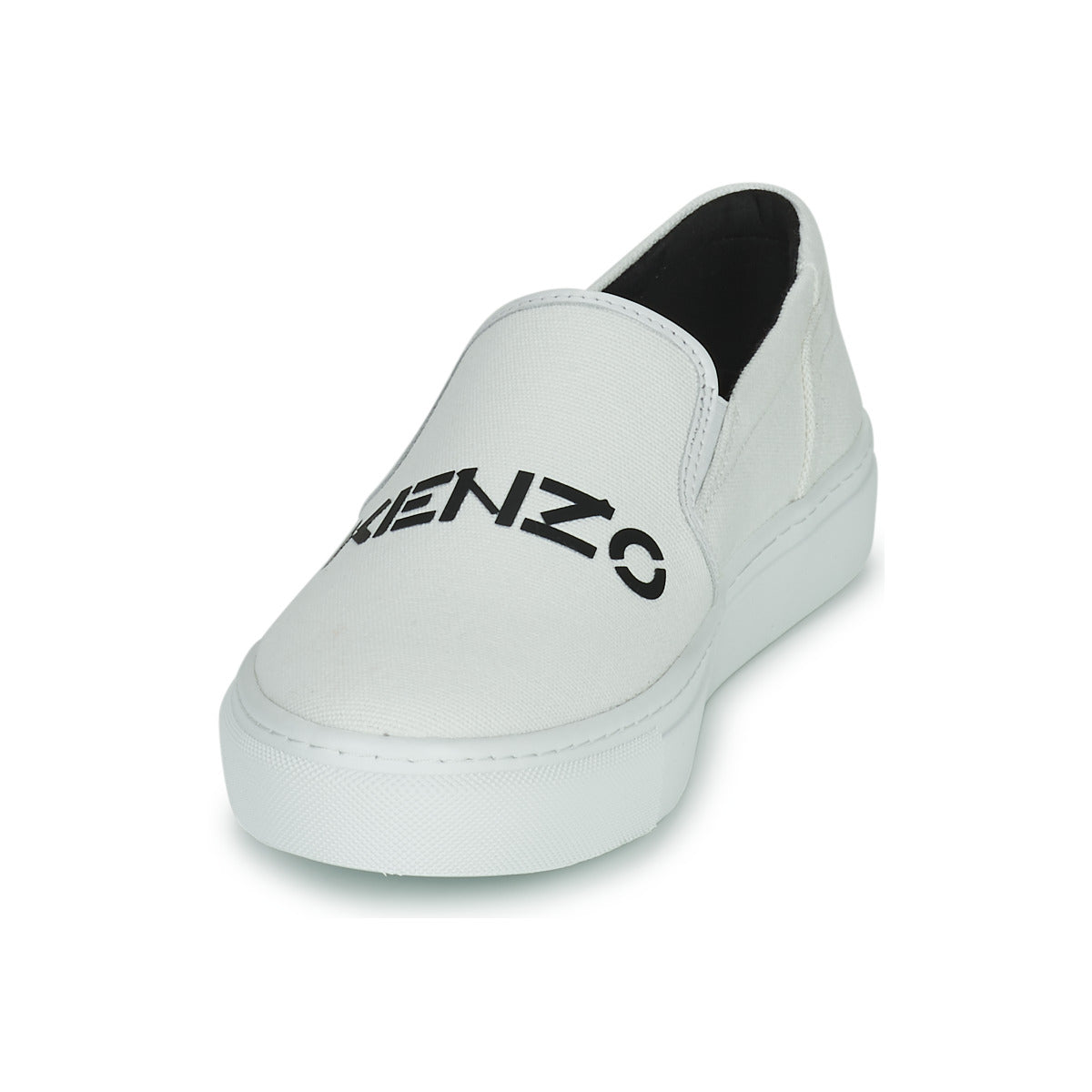 Scarpe donne Kenzo  K-SKATE SLIP-ON KENZO LOGO  Bianco 