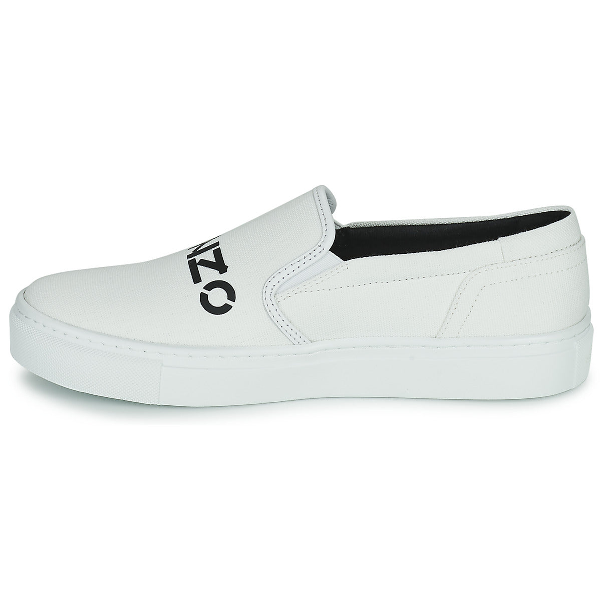 Scarpe donne Kenzo  K-SKATE SLIP-ON KENZO LOGO  Bianco 