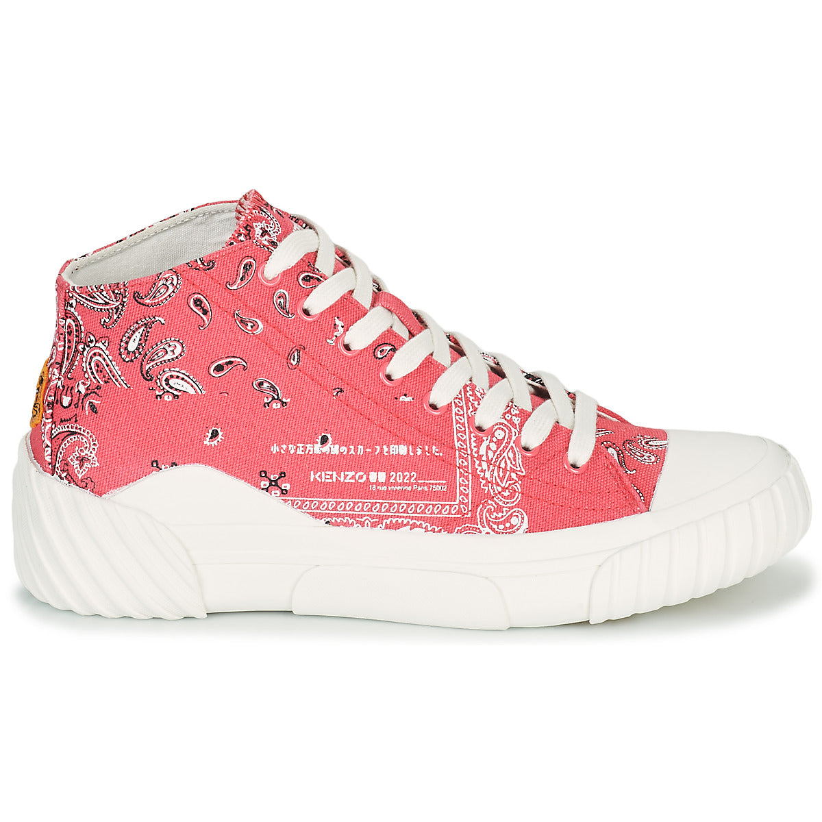 Sneakers alte donne Kenzo  TIGER CREST HIGH TOP SNEAKERS  Rosa 