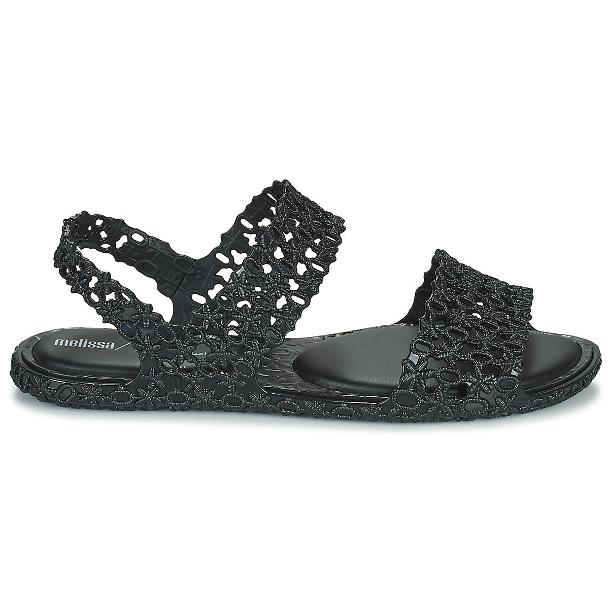 Sandali donne Melissa  Melissa Panc Sandal + Isabela Capeto Ad  Nero 