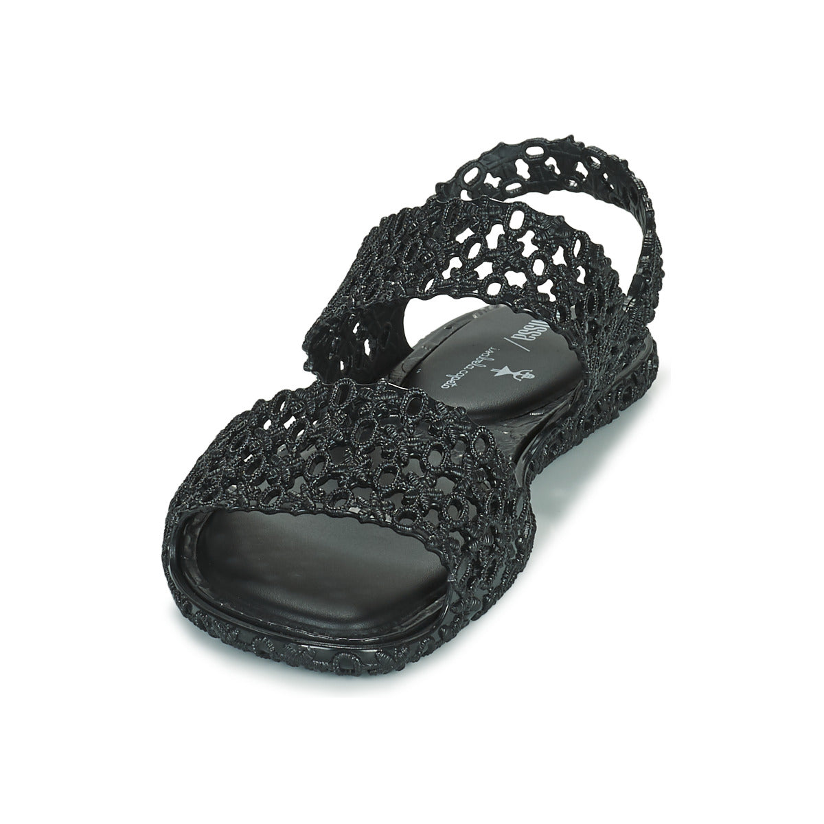 Sandali donne Melissa  Melissa Panc Sandal + Isabela Capeto Ad  Nero 