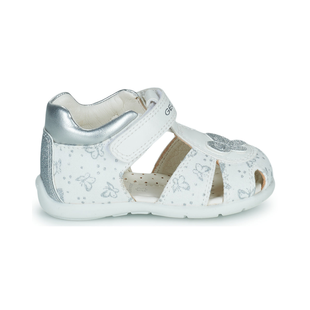 Sandali bambini ragazza Geox  B ELTHAN GIRL C  Bianco 