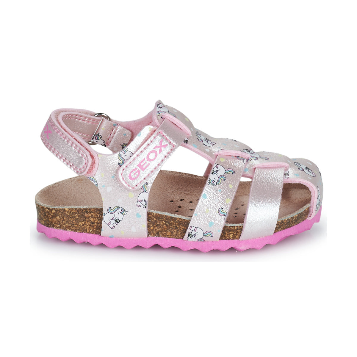 Sandali bambini ragazza Geox  B SANDAL CHALKI GIRL  Rosa 