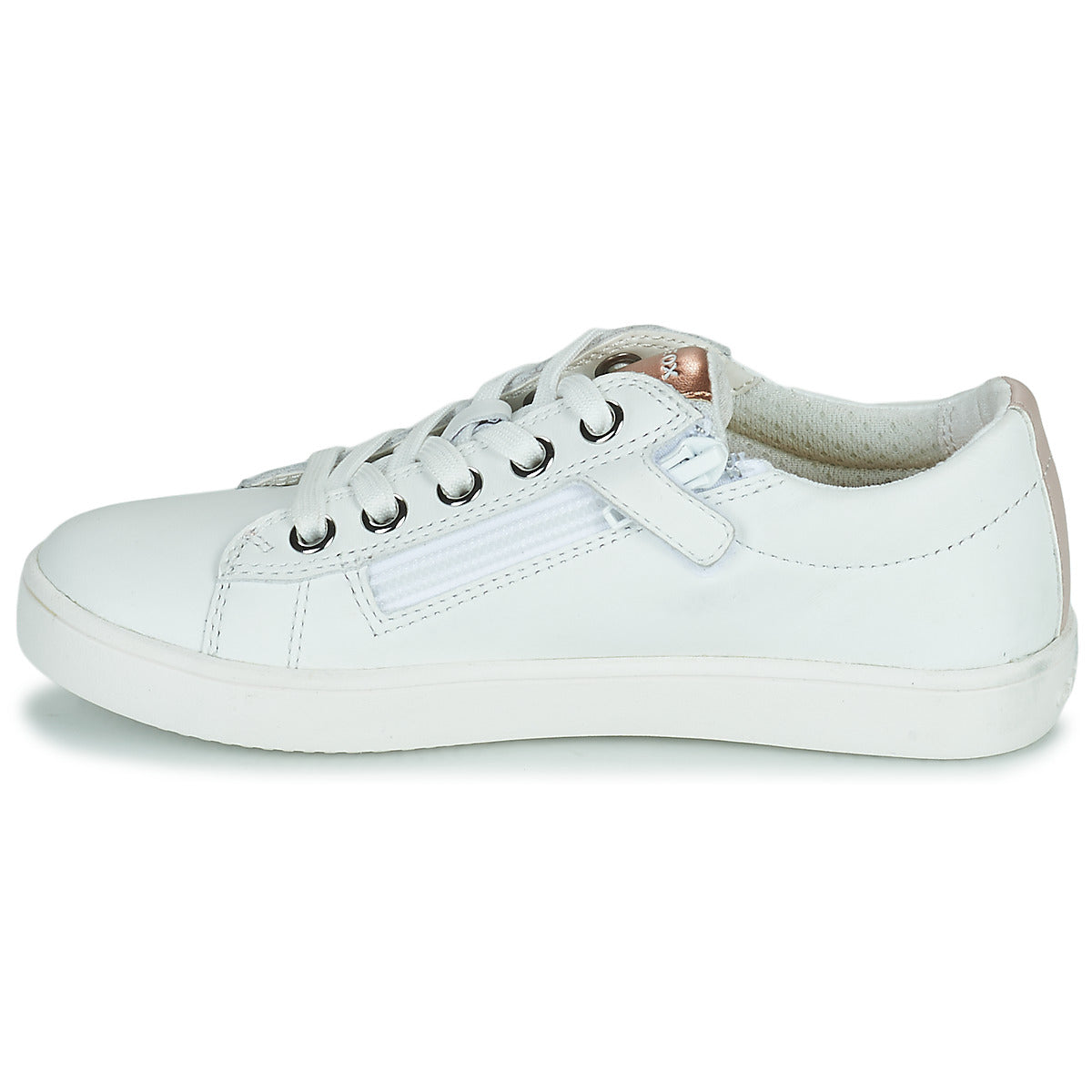 Scarpe bambini ragazza Geox  J KATHE GIRL  Bianco 