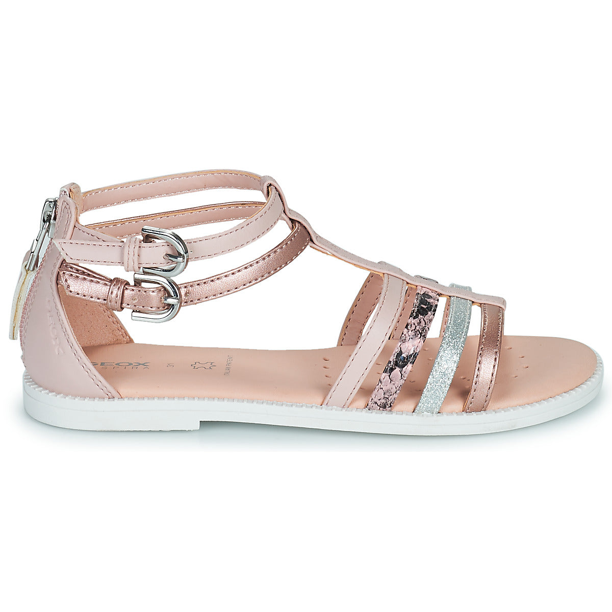 Sandali bambini ragazza Geox  J SANDAL KARLY GIRL  Rosa 