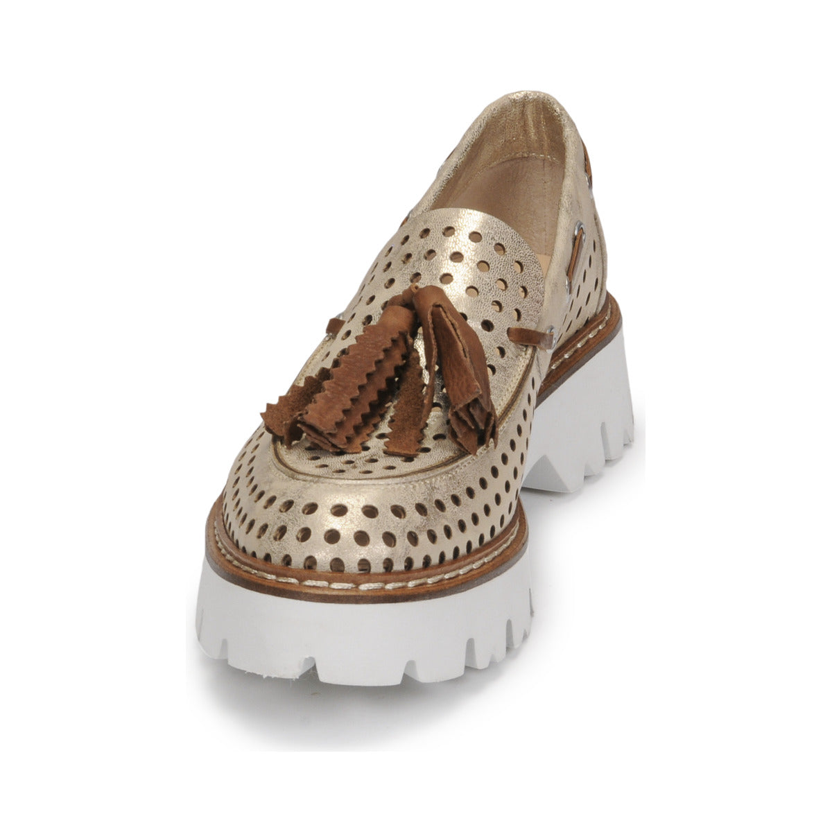 Scarpe donne Fru.it  7602-999-IVORY-MARRONE  Oro 