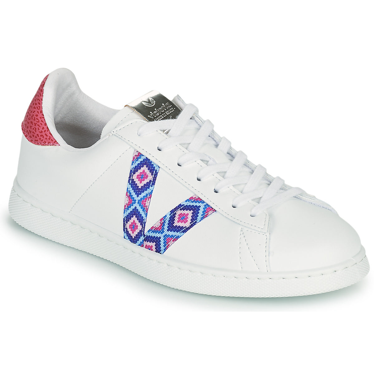 Sneakers basse donne Victoria  1125288FUSHIA  Bianco 