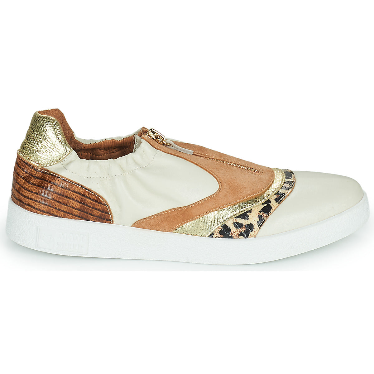 Sneakers basse donne Mam'Zelle  Bashung  Beige 