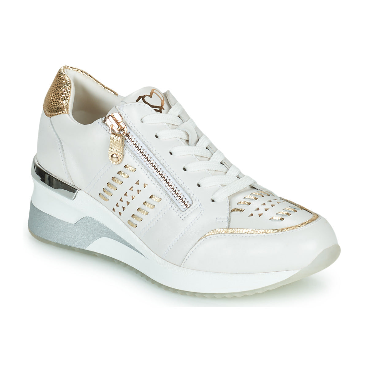 Sneakers basse donne Mam'Zelle  Varade  Bianco 