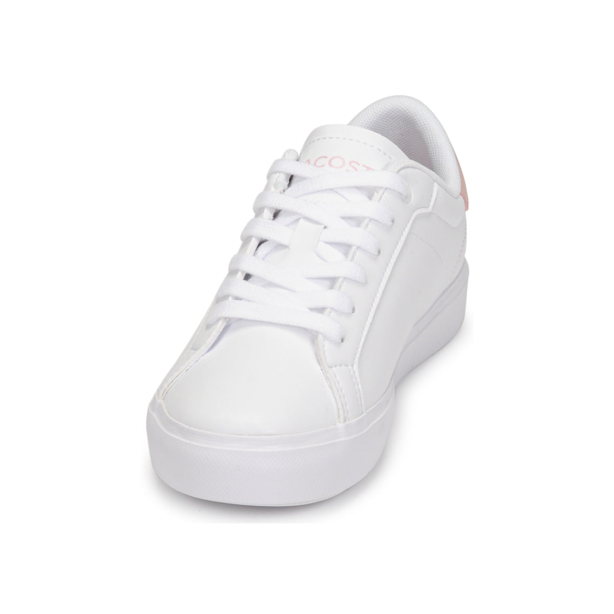 Scarpe bambini ragazza Lacoste  POWERCOURT  Bianco 