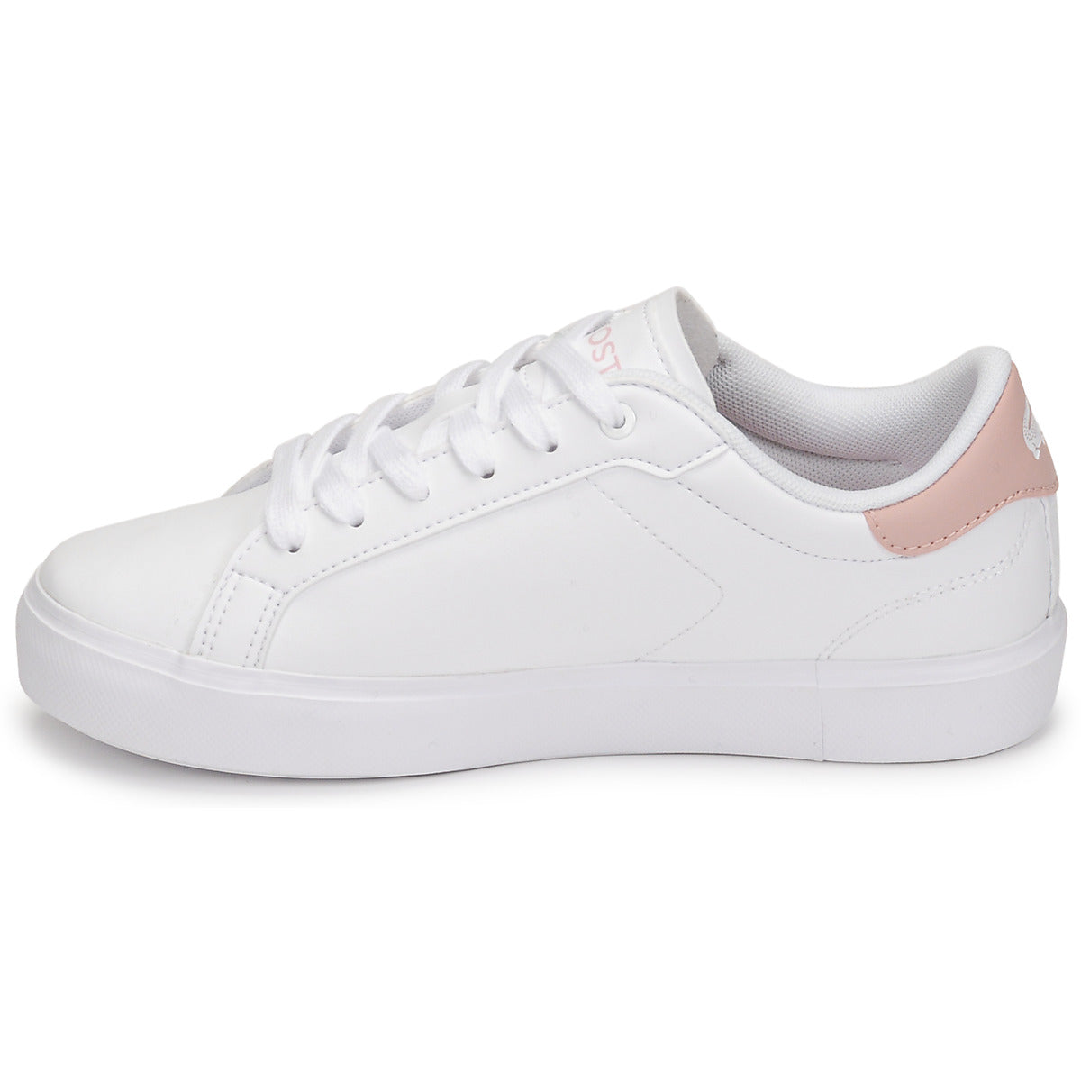 Scarpe bambini ragazza Lacoste  POWERCOURT  Bianco 