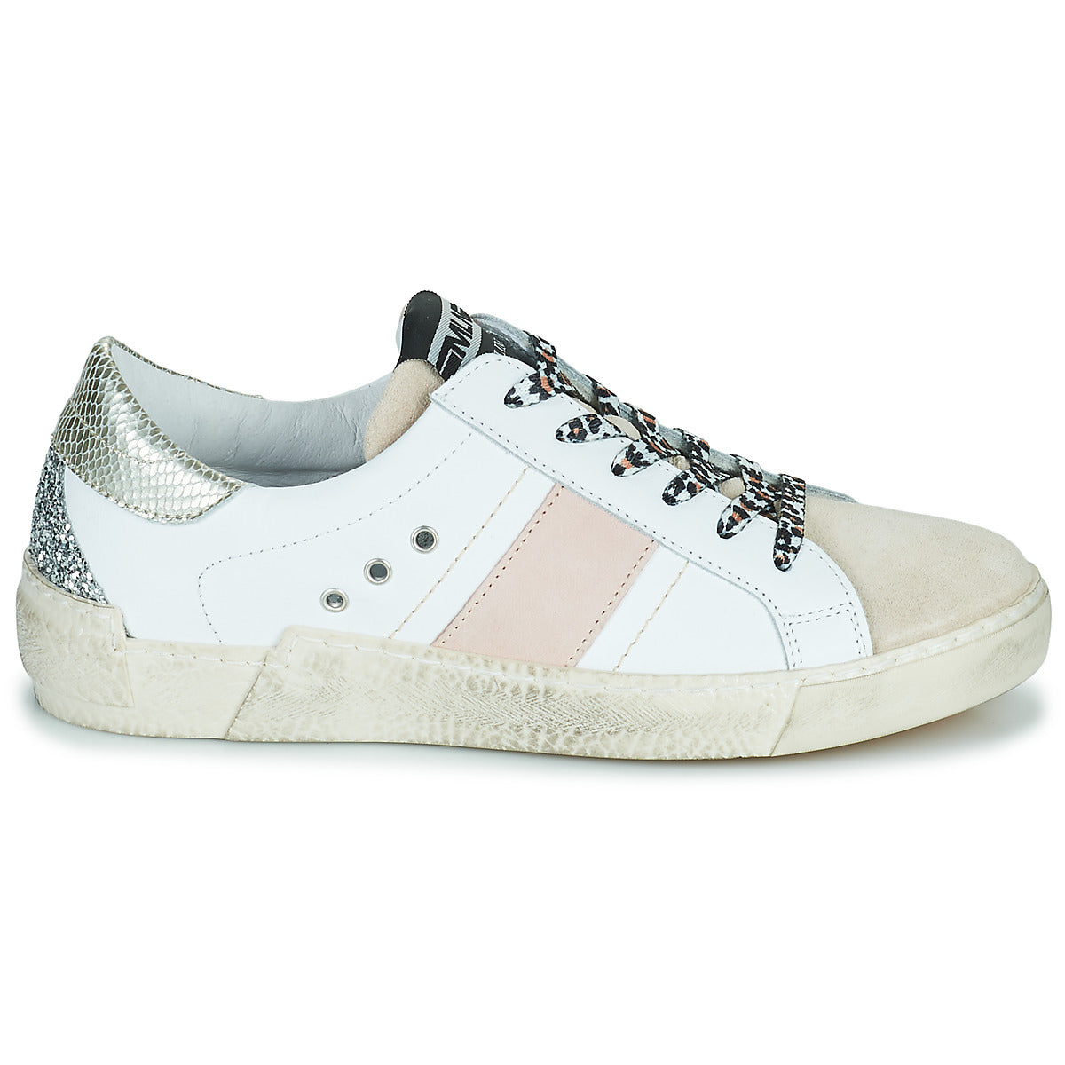 Sneakers basse donne Meline  NKC166  Bianco 