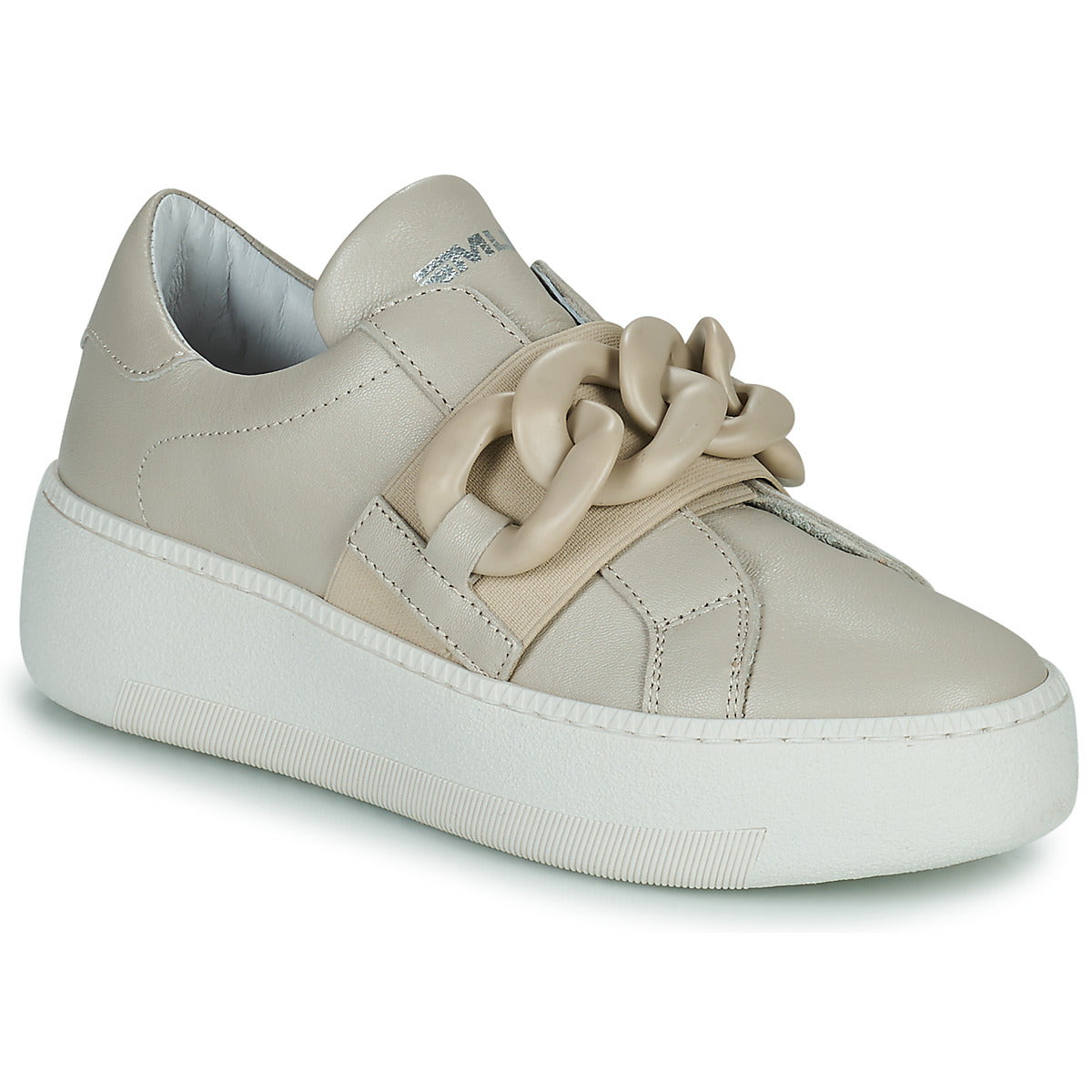 Sneakers basse donne Meline  PF1500  Beige 