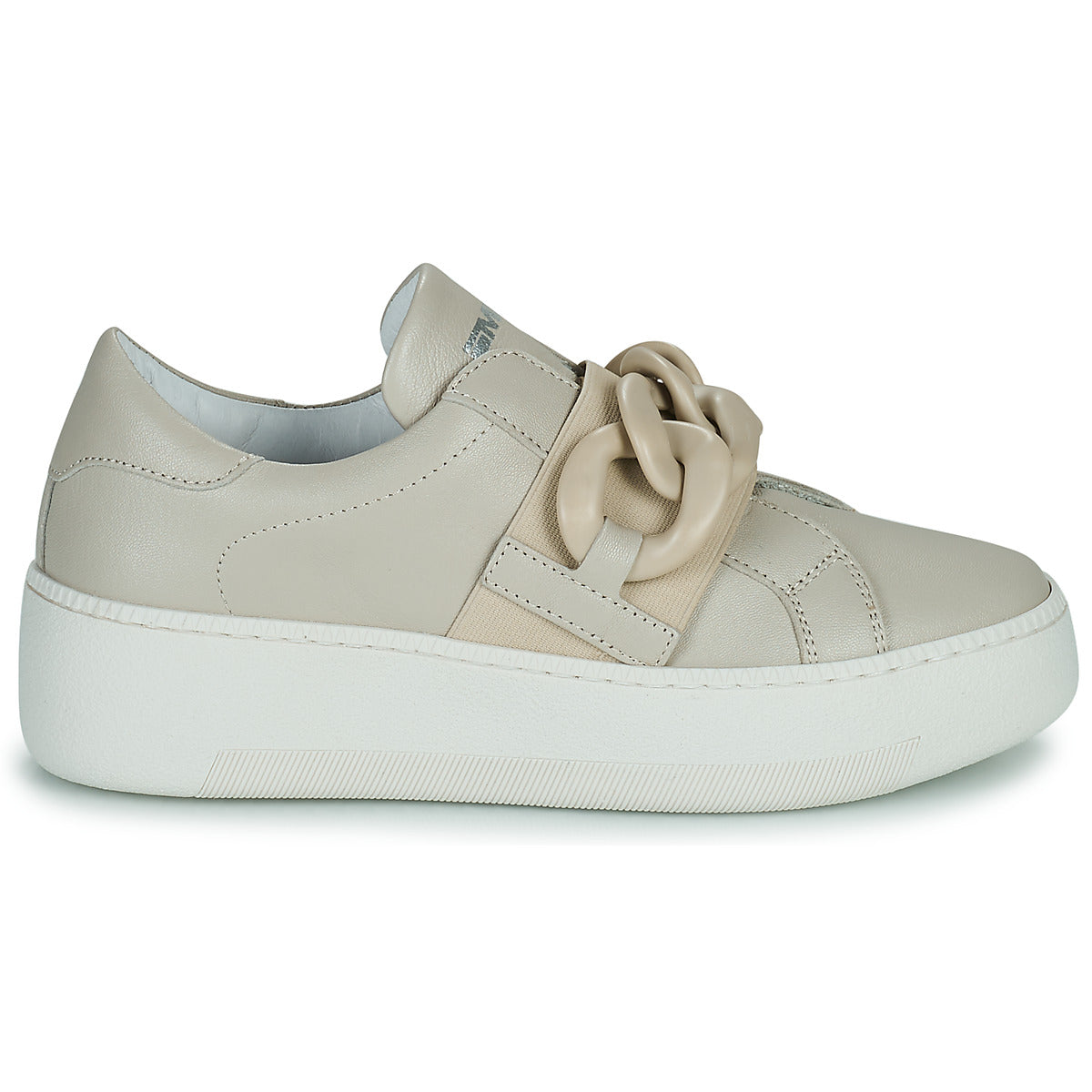 Sneakers basse donne Meline  PF1500  Beige 