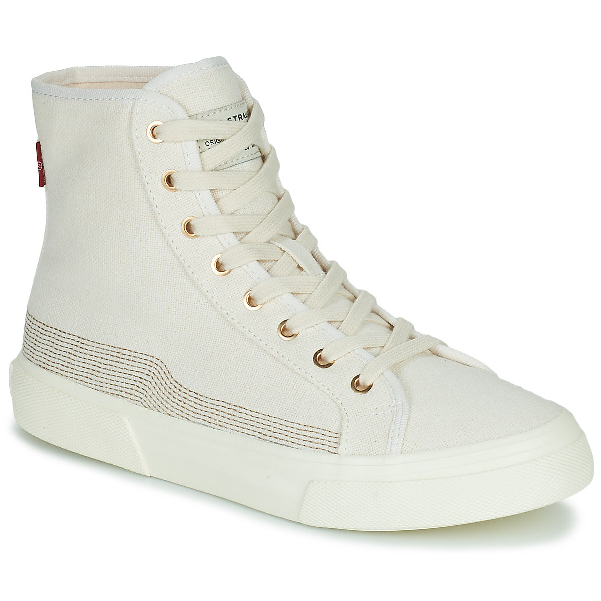 Sneakers alte donne Levis  DECON PLUS MID S  Bianco 